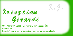 krisztian girardi business card